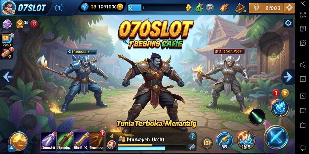 Tampilan gameplay mendebarkan di dunia terbuka 070SLOT.