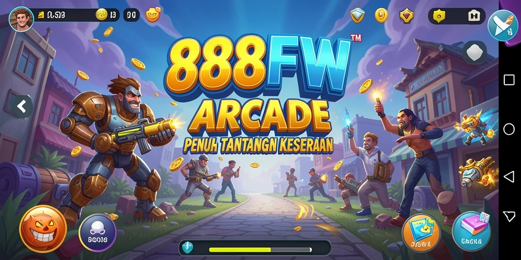 Tampilan gameplay seru dari 888FW dengan grafis menarik dan tantangan mendebarkan.
