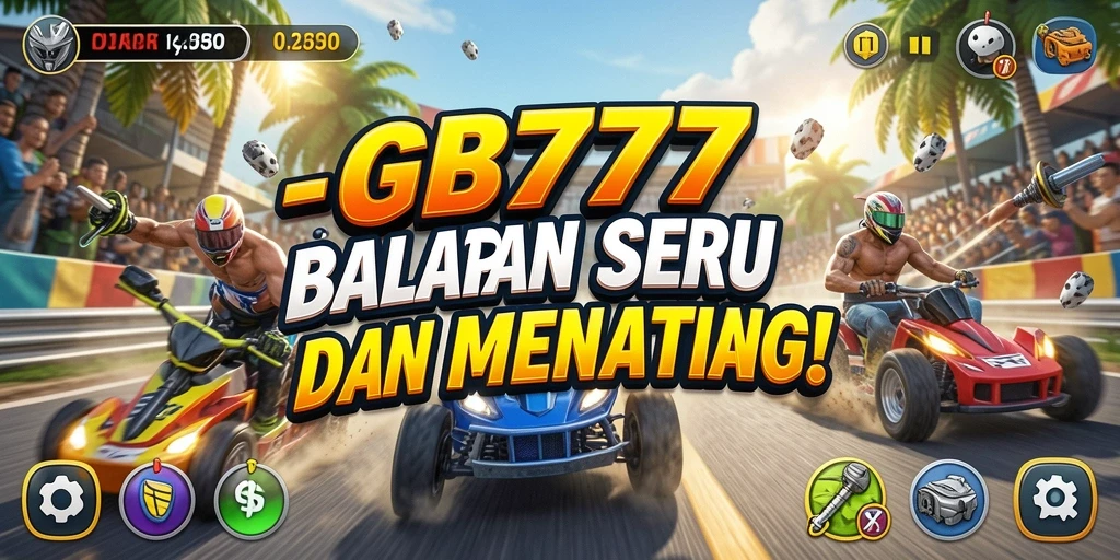 Tampilan menegangkan dari balapan seru di GB777.