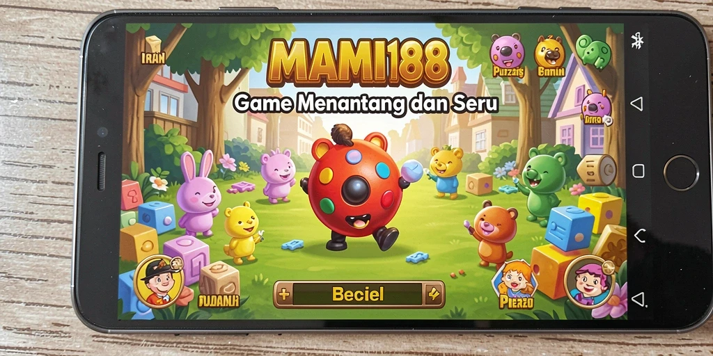 Tampilan gameplay MAMI188 menampilkan pola puzzle yang menarik dan penuh warna.