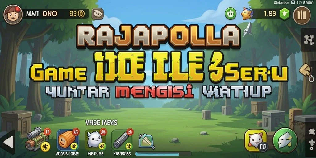 Tampilan gameplay RAJAPOLA yang menarik dan menantang.