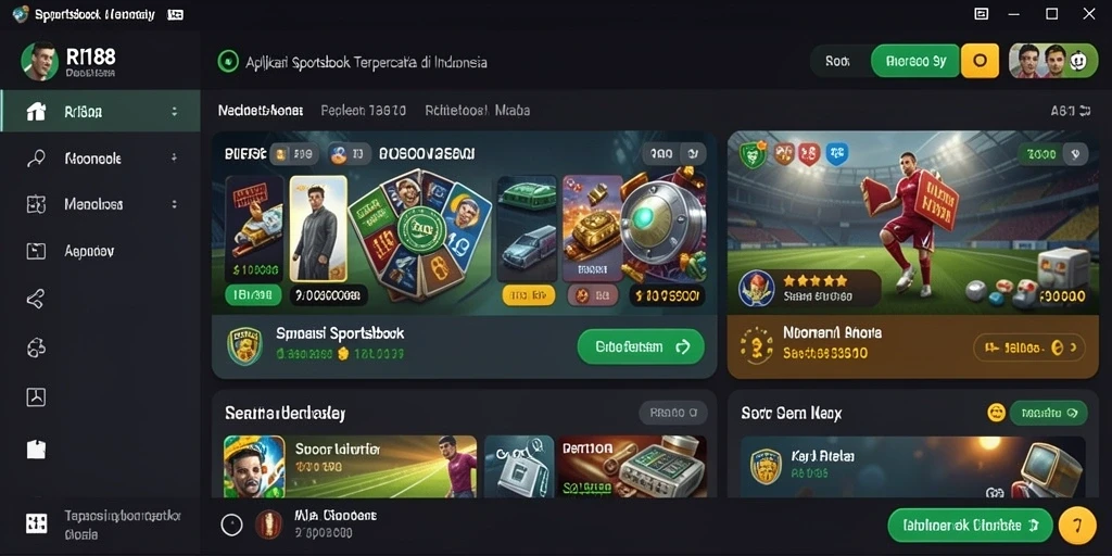Tampilan gameplay seru di aplikasi Sportsbook RI188.