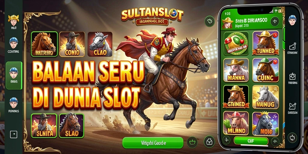 Tampilan seru balapan di SULTANSLOT yang memikat.