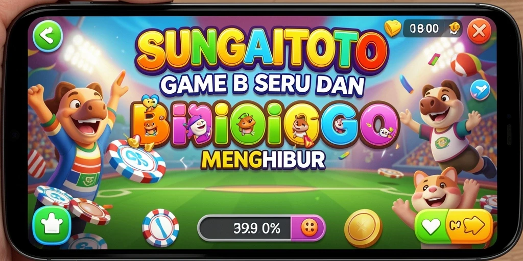 Screenshot gameplay SUNGAITOTO menampilkan suasana Bingo yang menggembirakan.